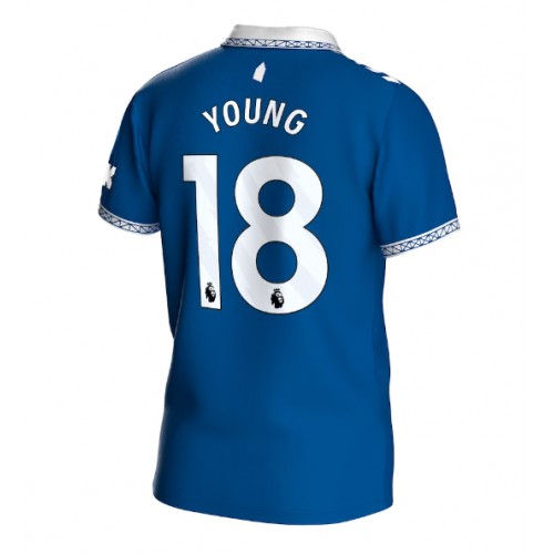 Everton Ashley Young #18 Domaci Dres 2023-24 Kratak Rukav
